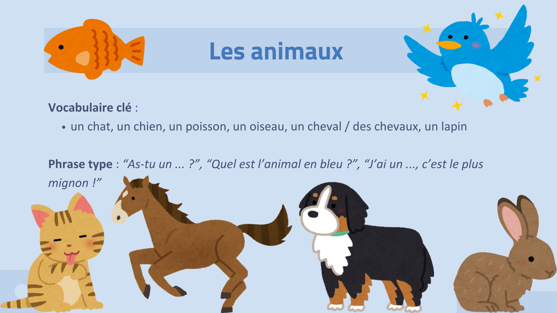 Slide Animaux
